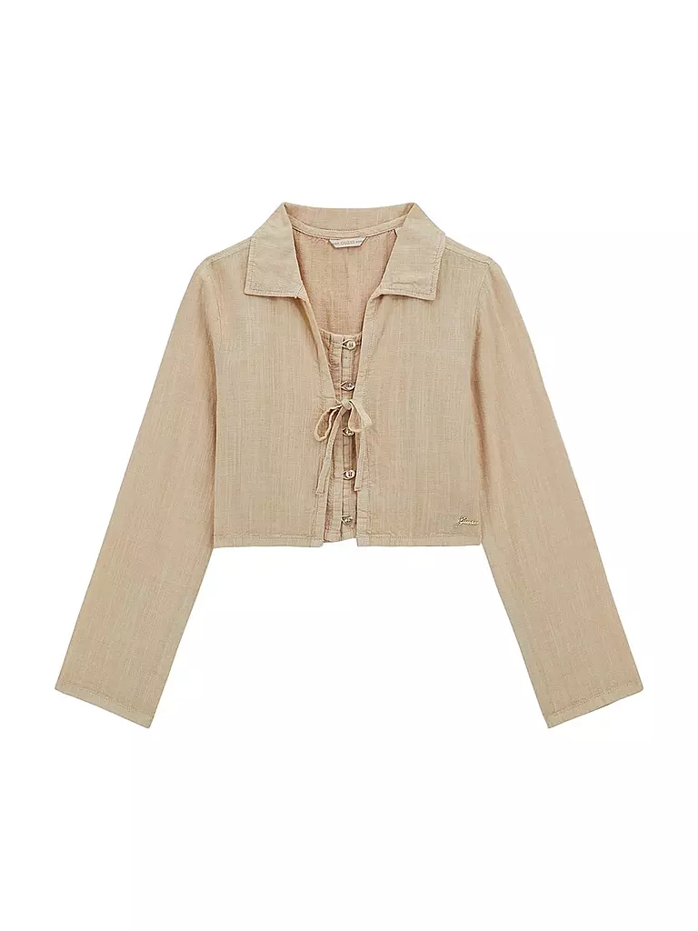 GUESS | Maglietta a maniche lunghe da ragazza | Beige