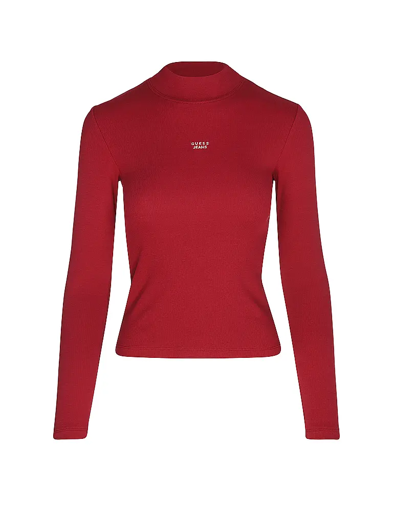 GUESS | Maglietta a maniche lunghe | Rosso scuro