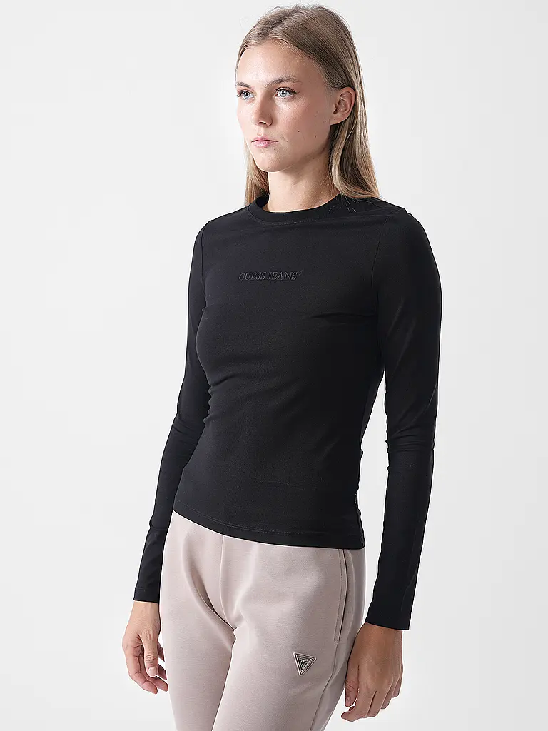 GUESS | Maglietta a maniche lunghe | Nero