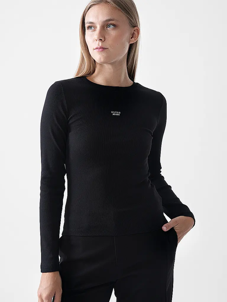 GUESS | Maglietta a maniche lunghe | Nero