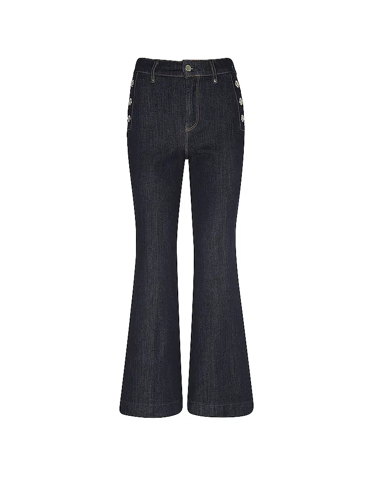 GUESS | Pantaloni business NEW FAYE | Blu scuro