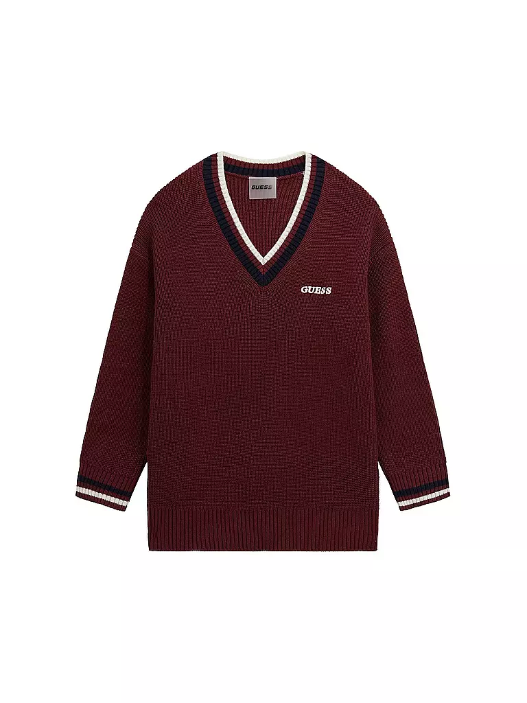 GUESS | Pullover da ragazza | Rosso scuro