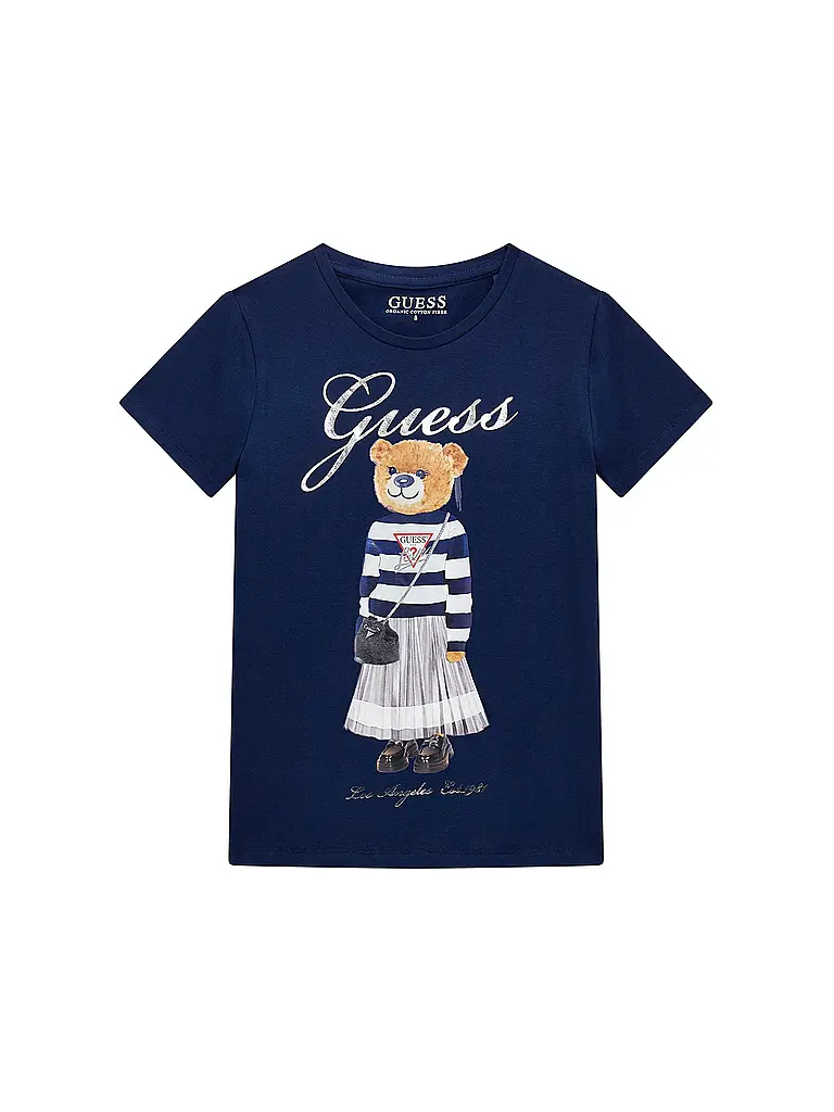GUESS | T-shirt da ragazza | Blu scuro