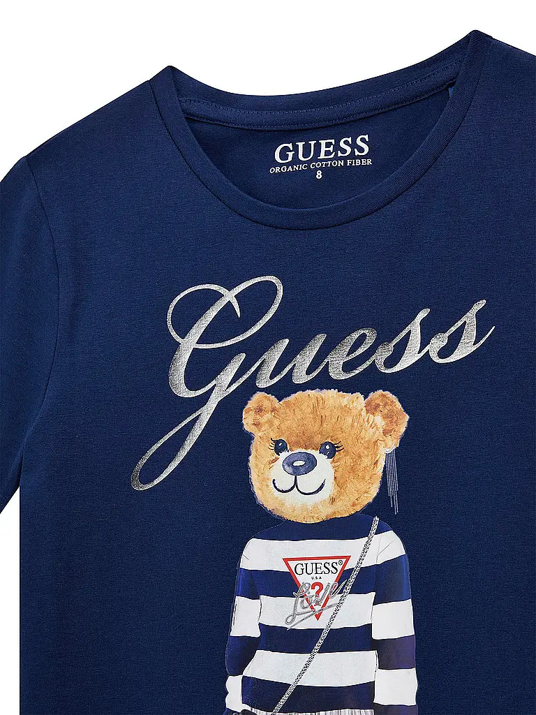 GUESS | T-shirt da ragazza | Blu scuro