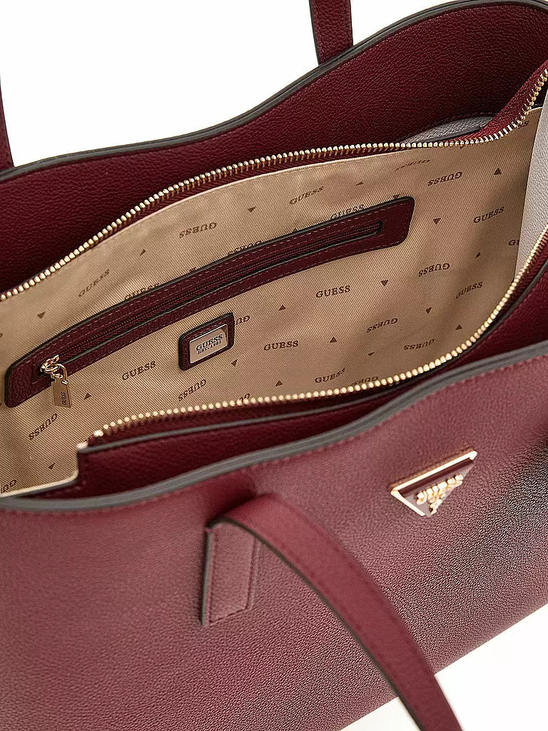 GUESS | Tasche - Shopper MERIDIAN  | Rosso scuro