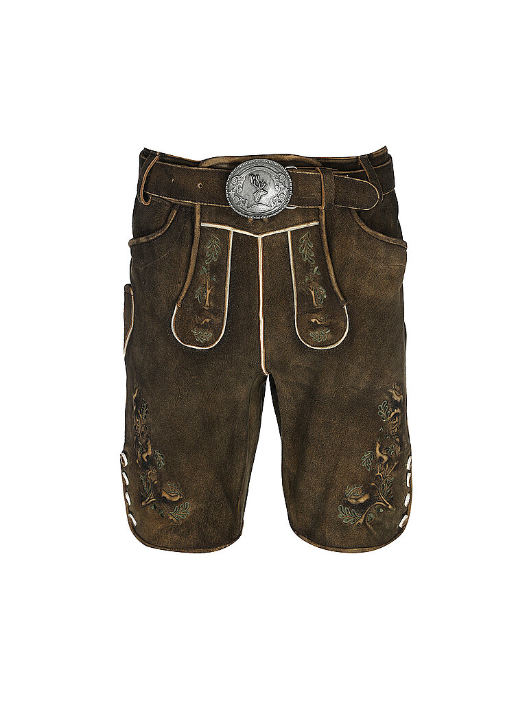 Pantaloni in pelle JULIAN marrone 52