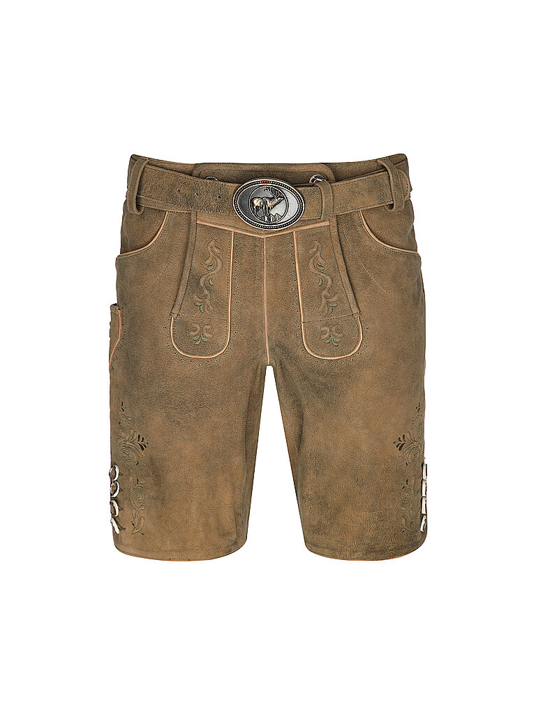 Lederhose LEO marrone chiaro 56