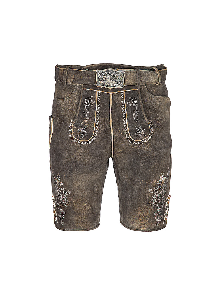 Lederhose BORIS marrone 52