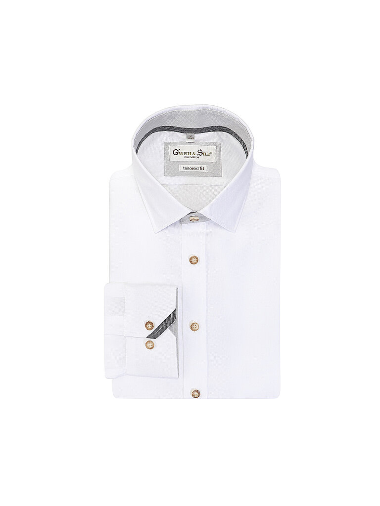 Camicia tradizionale Tailored Fit bianco L