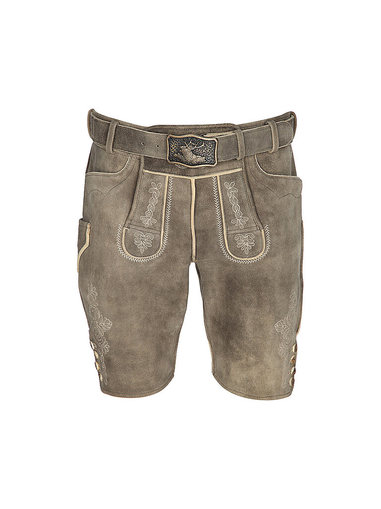 Pantaloni in pelle KARLO marrone 52
