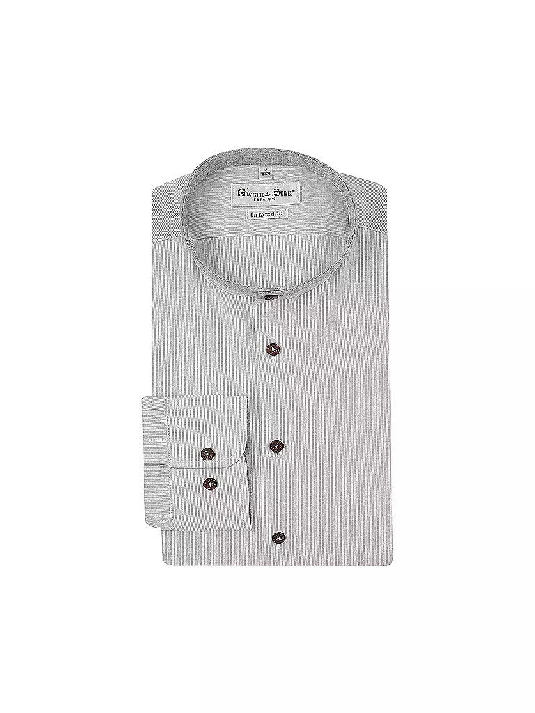 GWEIH & SILK | Camicia tradizionale IRRSEE | Grigio chiaro