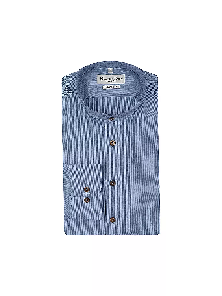GWEIH & SILK | Camicia tradizionale IRRSEE | Blu chiaro
