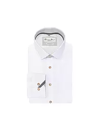 GWEIH & SILK | Camicia tradizionale Tailored Fit | Bianco