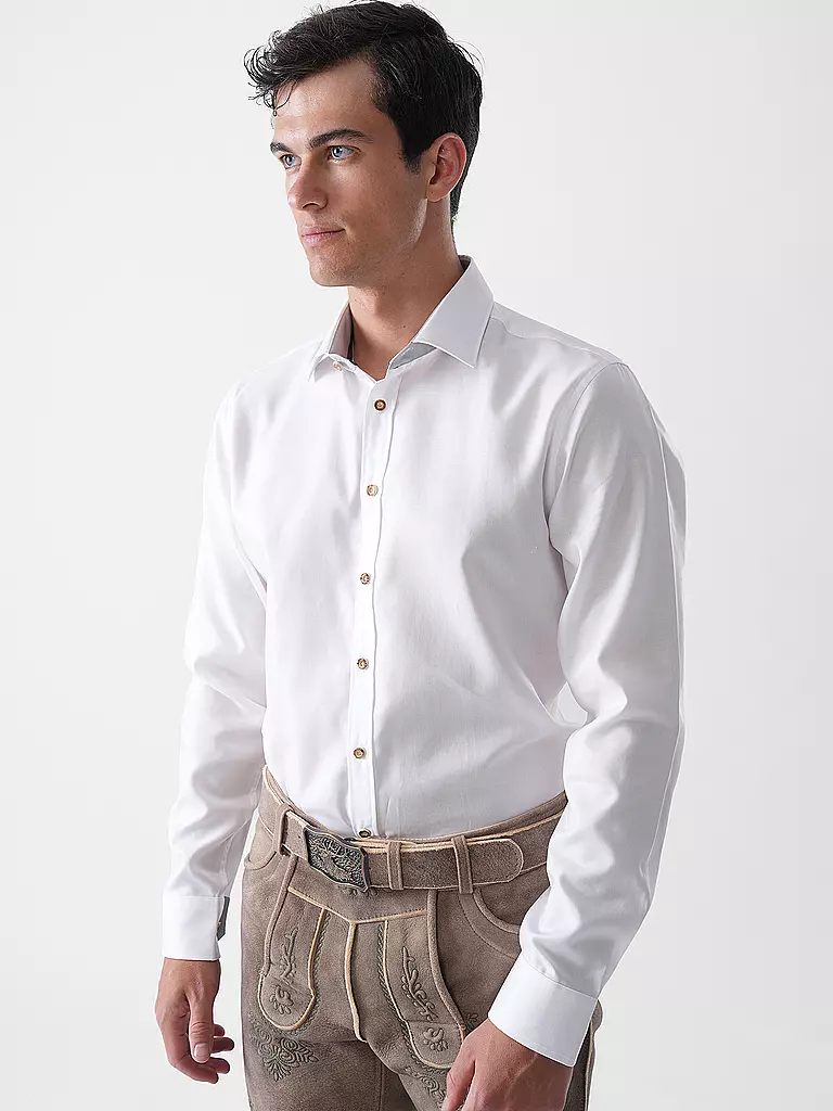 GWEIH & SILK | Camicia tradizionale Tailored Fit | 