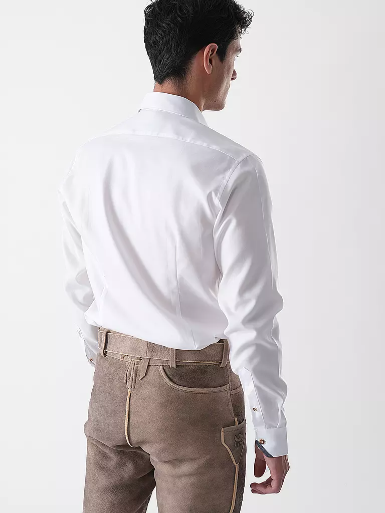 GWEIH & SILK | Camicia tradizionale Tailored Fit | 