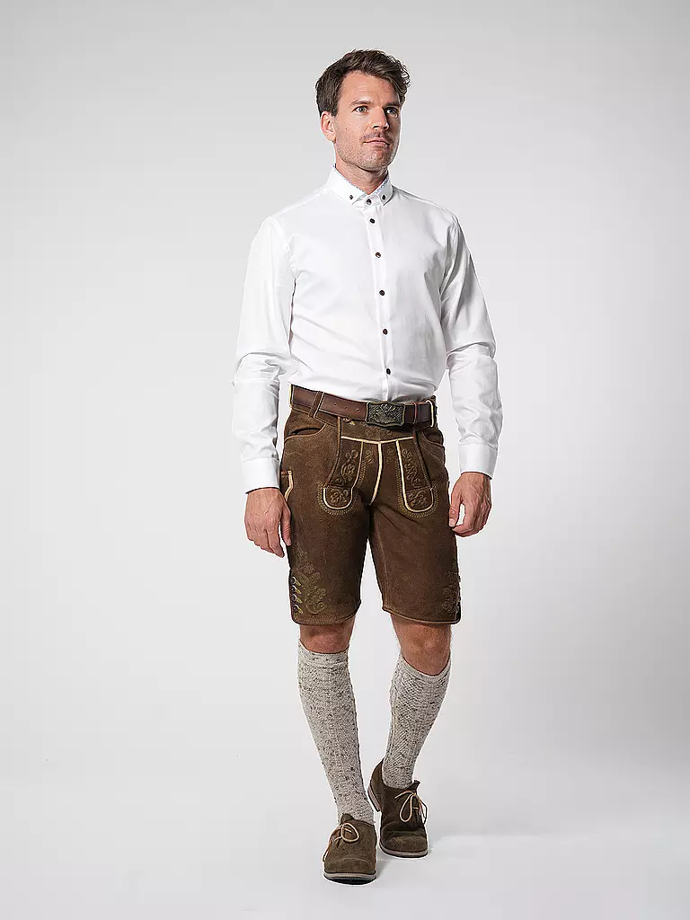 GWEIH & SILK | Lederhose tradizionale Vitus | Cammello