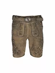 GWEIH & SILK | Pantaloni in pelle JULIAN | Marrone