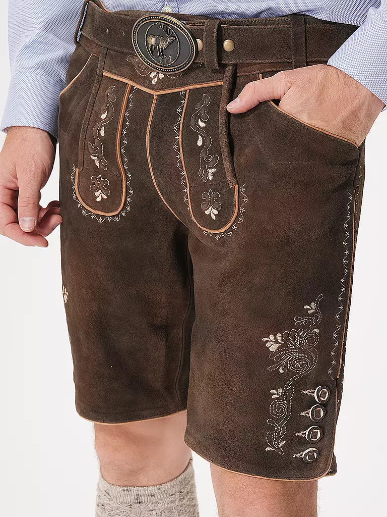 GWEIH & SILK | Pantaloni in pelle LEO | 