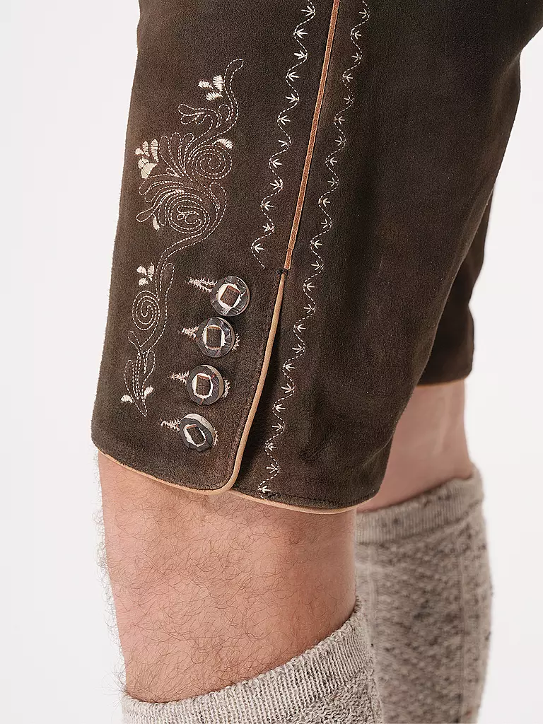 GWEIH & SILK | Pantaloni in pelle LEO | 