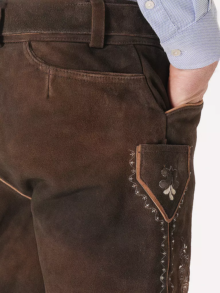 GWEIH & SILK | Pantaloni in pelle LEO | 