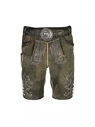 GWEIH & SILK | Pantaloni in pelle tradizionali SAMUEL | Marrone