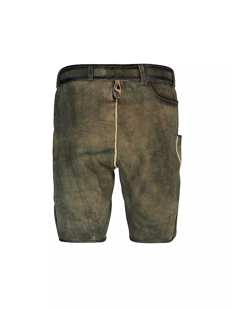 GWEIH & SILK | Pantaloni in pelle tradizionali SAMUEL | Marrone
