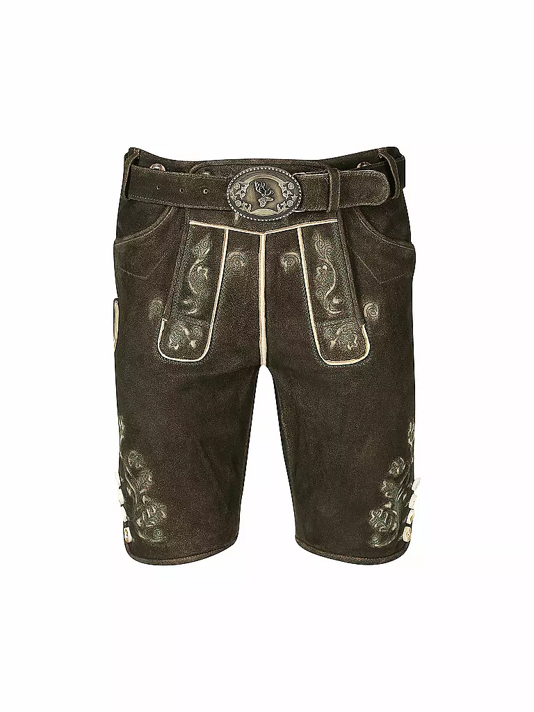 GWEIH & SILK | Pantaloni in pelle tradizionali Steirer Panther | Marrone