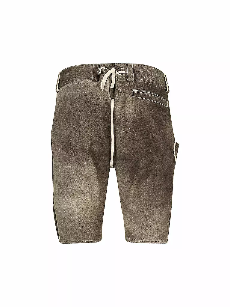 GWEIH & SILK | Pantaloni in pelle tradizionali Vitus | Marrone