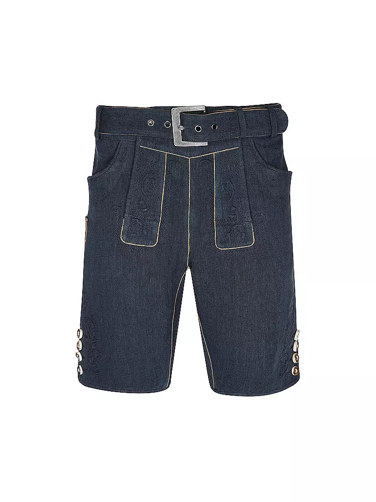 GWEIH & SILK | Pantaloni tradizionali BASTIAN | Blu scuro