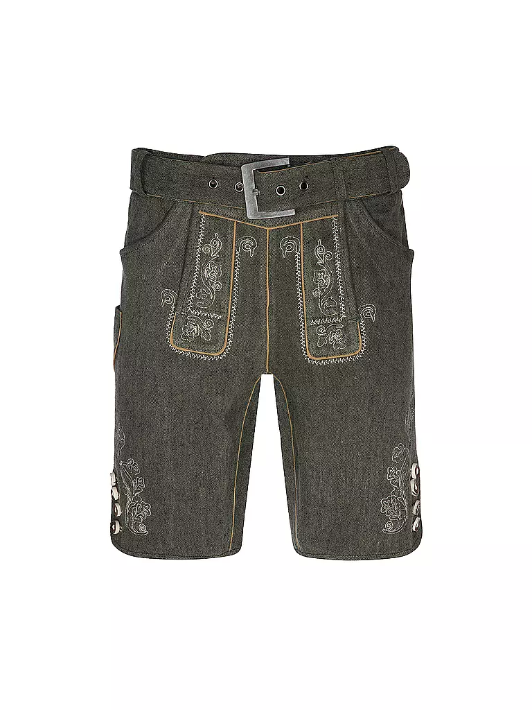 GWEIH & SILK | Pantaloni tradizionali BASTIAN | Verde scuro