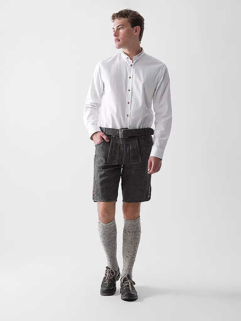 GWEIH & SILK | Pantaloni tradizionali BASTIAN | Grigio