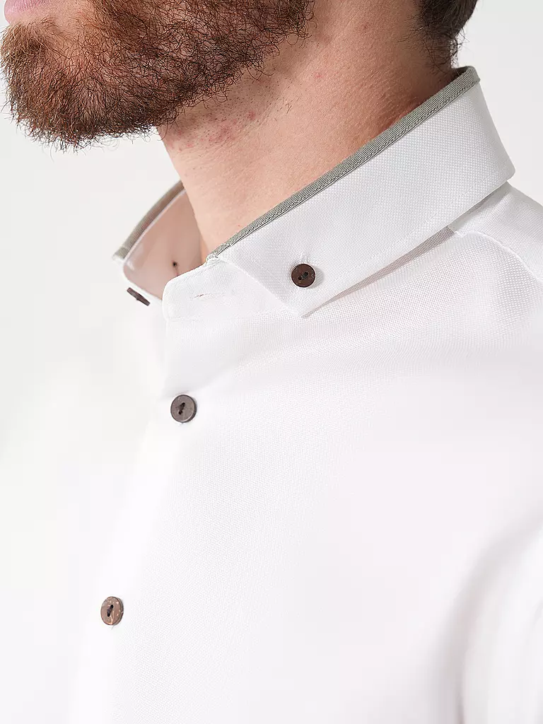 GWEIH & SILK | Trachtenhemd KLOSTERSEE | Bianco