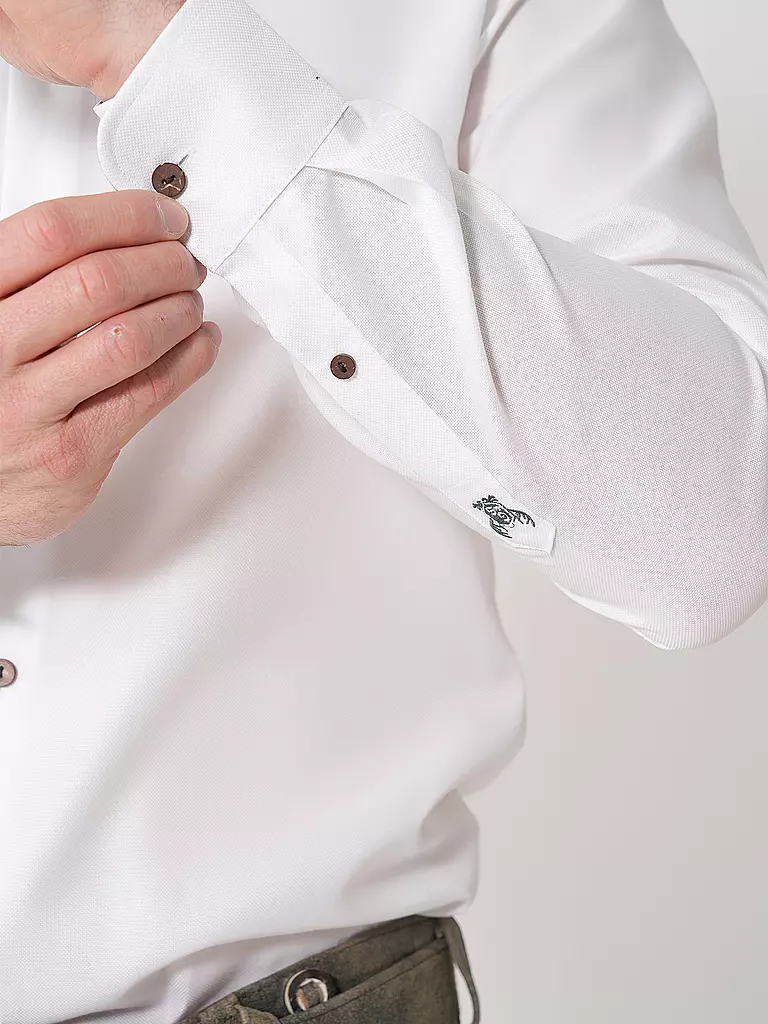 GWEIH & SILK | Trachtenhemd KLOSTERSEE | Bianco