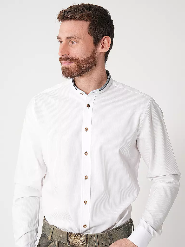 GWEIH & SILK | Trachtenhemd SCHRECKSEE | Bianco