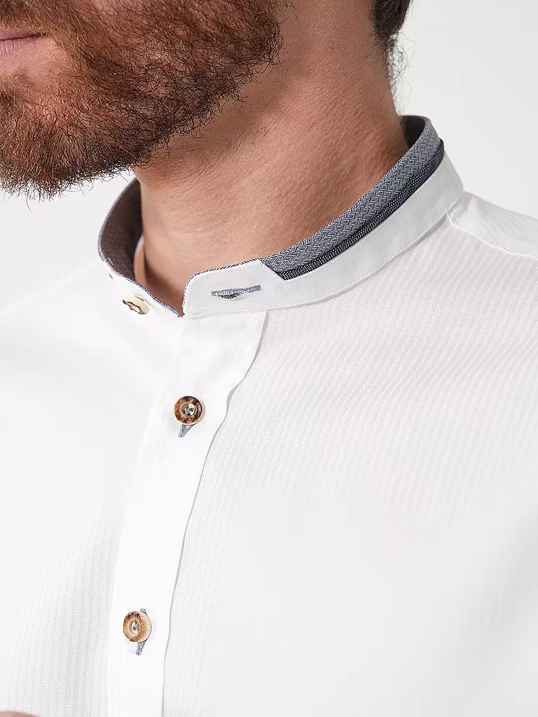 GWEIH & SILK | Trachtenhemd SCHRECKSEE | Bianco