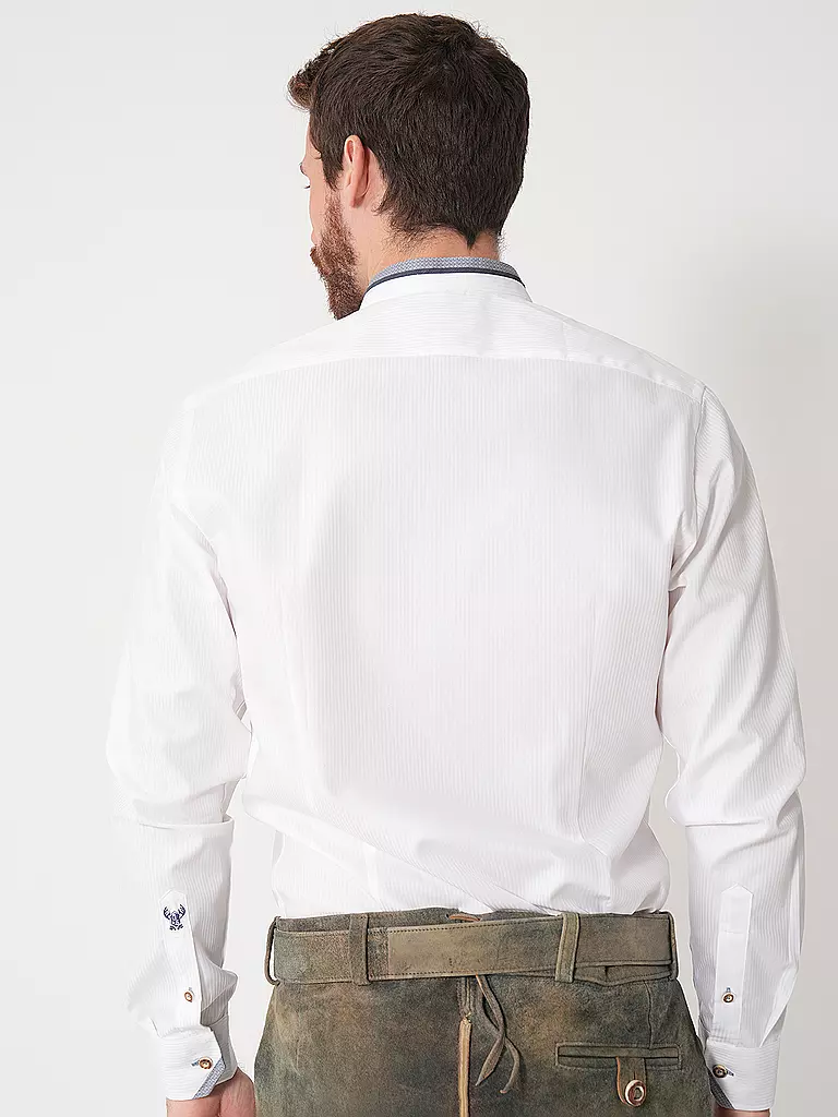 GWEIH & SILK | Trachtenhemd SCHRECKSEE | Bianco