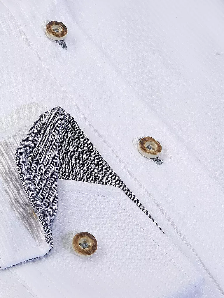 GWEIH & SILK | Trachtenhemd SCHRECKSEE | Bianco