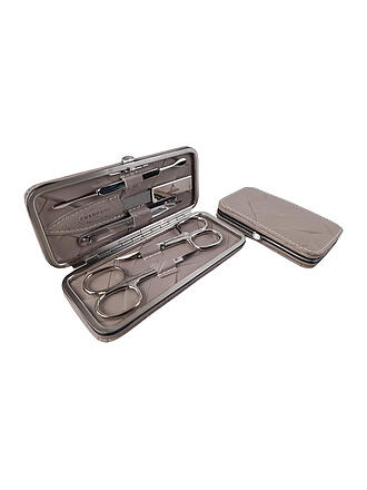 HAMMANN | Set manicure in pelle (Tortora, 5 pezzi)