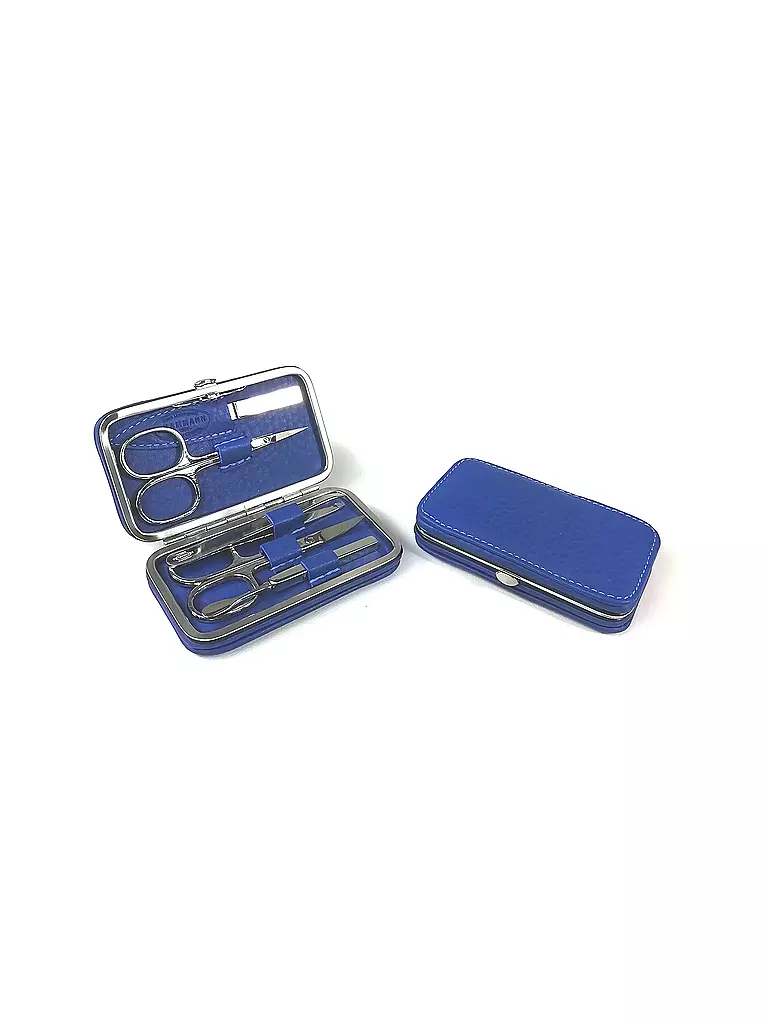 HAMMANN | Set manicure in pelle (Blu cobalto / 5 pezzi) | Blu