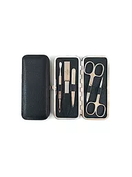 HAMMANN | Set manicure in pelle (nero, 5 pezzi) | Nero