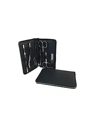 HAMMANN | Set manicure in pelle (nero, 7 pezzi) | Nero