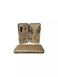 HAMMANN | Set manicure in pelle (oro / 7 pezzi) | Oro