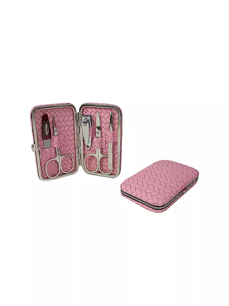 HAMMANN | Set manicure in pelle (Rosé / 5 pezzi) | Rosa