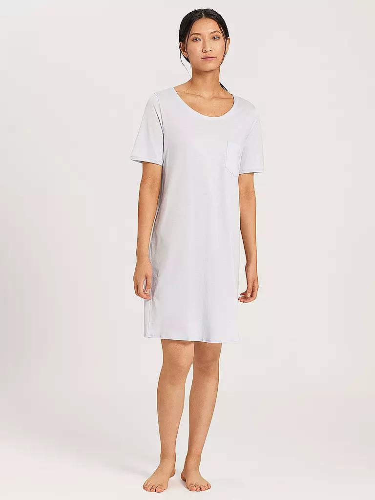 HANRO | Camicia da notte - Sleepshirt | Blu chiaro