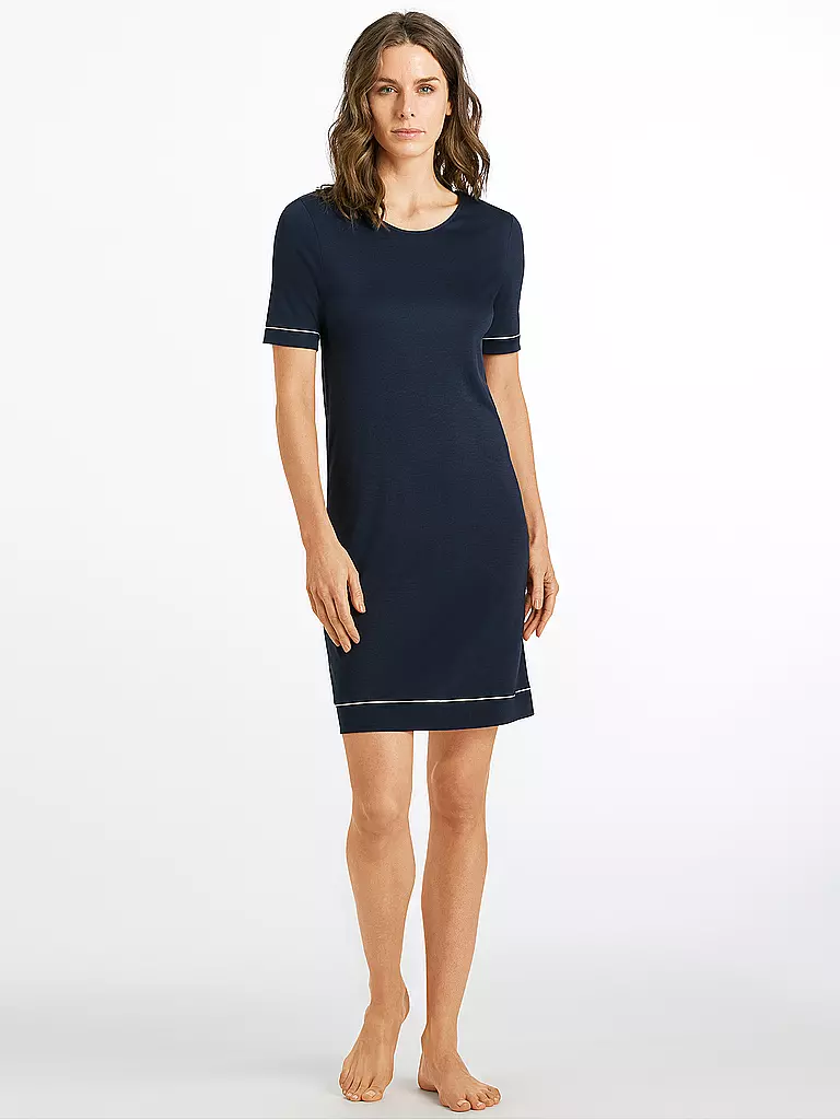 HANRO | Camicia da notte Natural Comfort | Blu