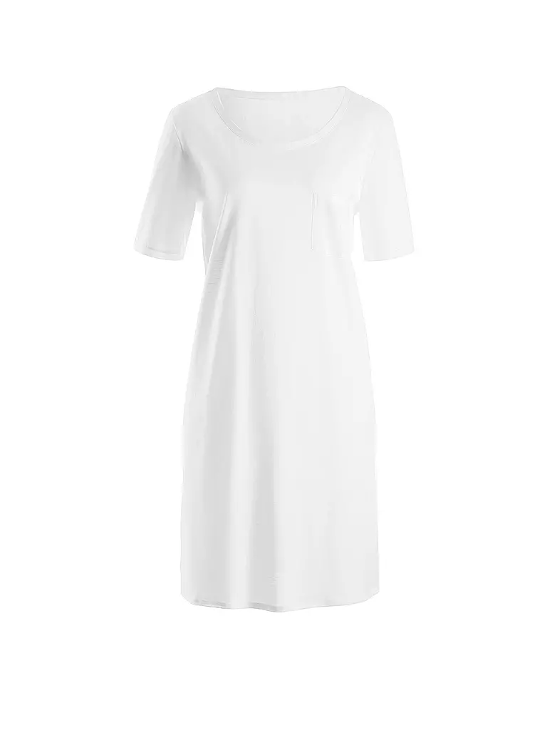HANRO | Sleepshirt - Camicia da notte "Cotton Deluxe" | Bianco