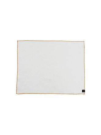 HAOMY | Tovaglietta 35x45cm VERONE Bianco/Crema
