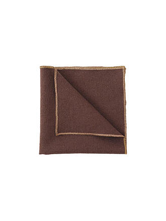 HAOMY | Tovagliolo in tessuto 40x40cm VERONE Ganache/Beige