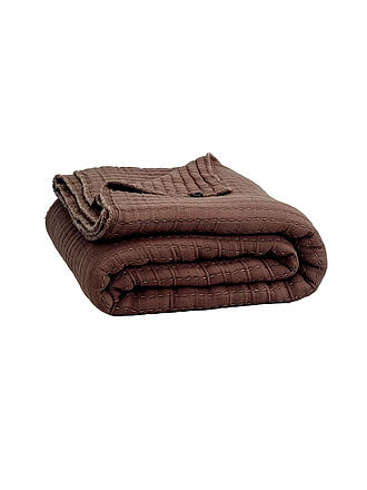 HAOMY | Copriletto - Plaid 130x200cm TIVOLI Ganache