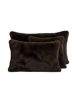 HAOMY | Fodera per cuscino 40x60cm CHAMONIX Brun